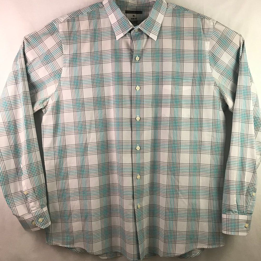 Van Heusen Slim Fit Plaid Button Shirt